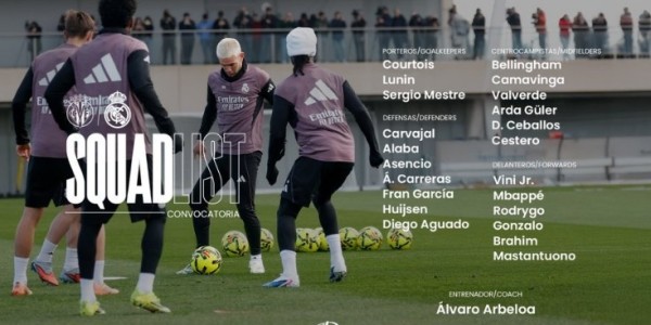 开云在线-皇马官方公布本轮西甲名单：姆巴佩领衔，罗德里戈、迪亚斯回归